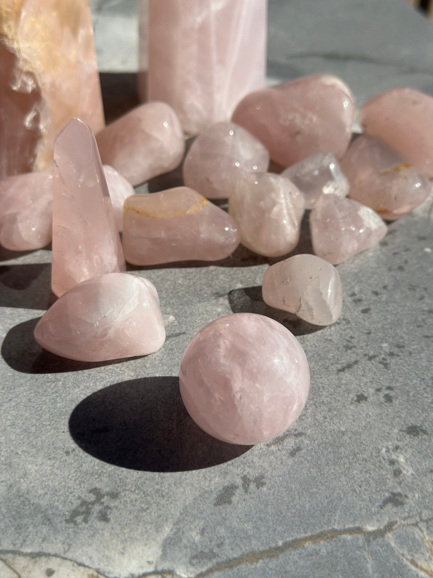 Esfera Cuarzo Rosa
